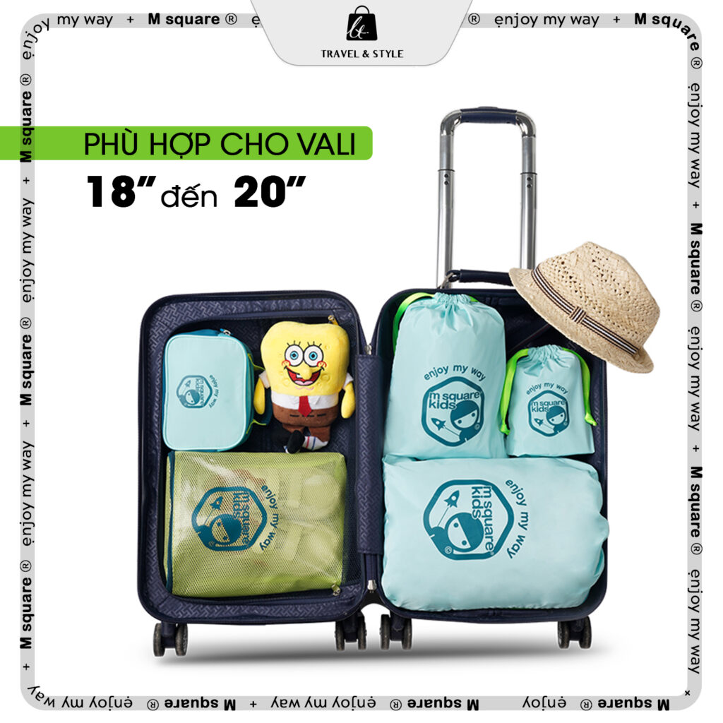 Bộ 5 Túi Đựng Đồ Cho Bé Msquare® 