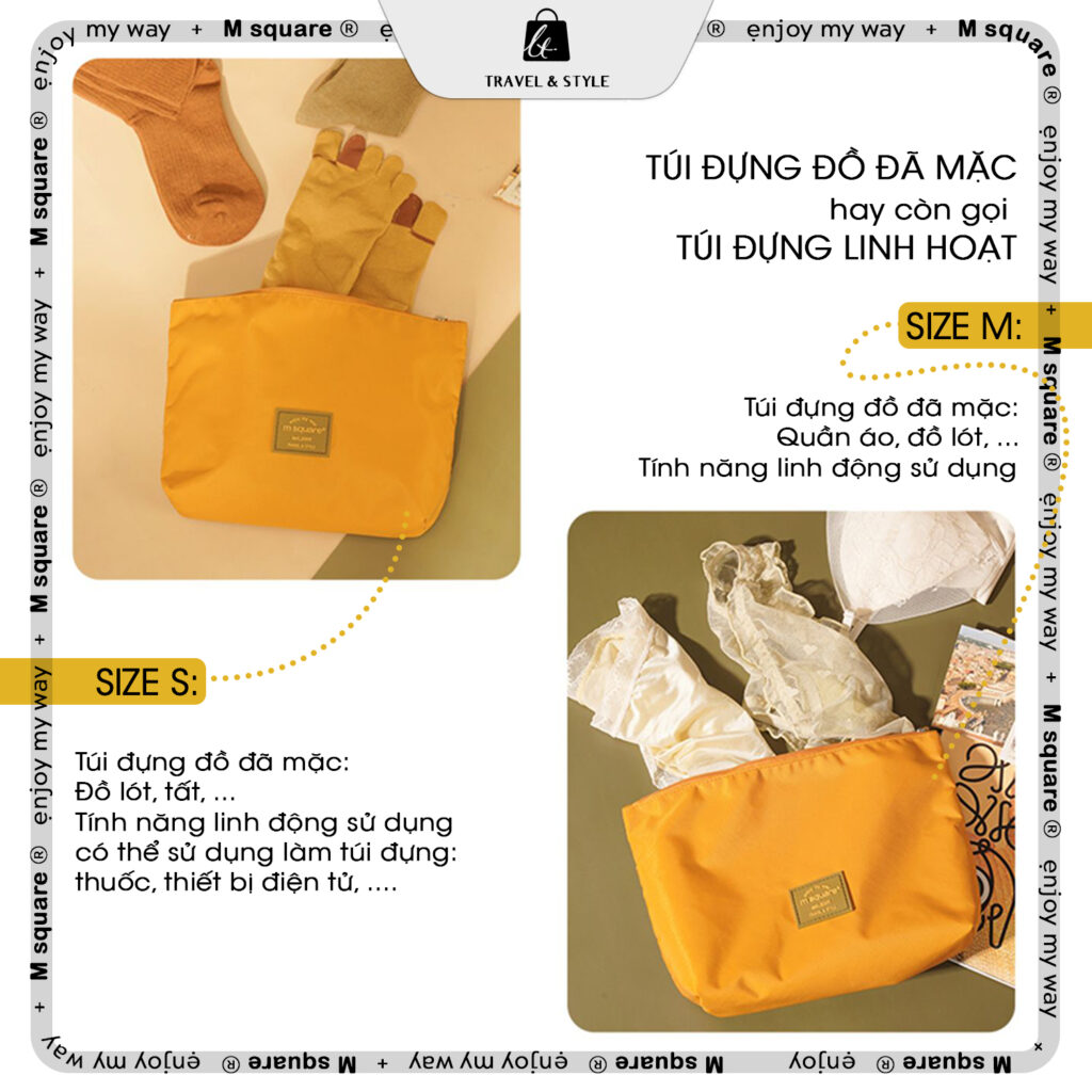 Bộ 9 túi phân đồ du lịch Msquare