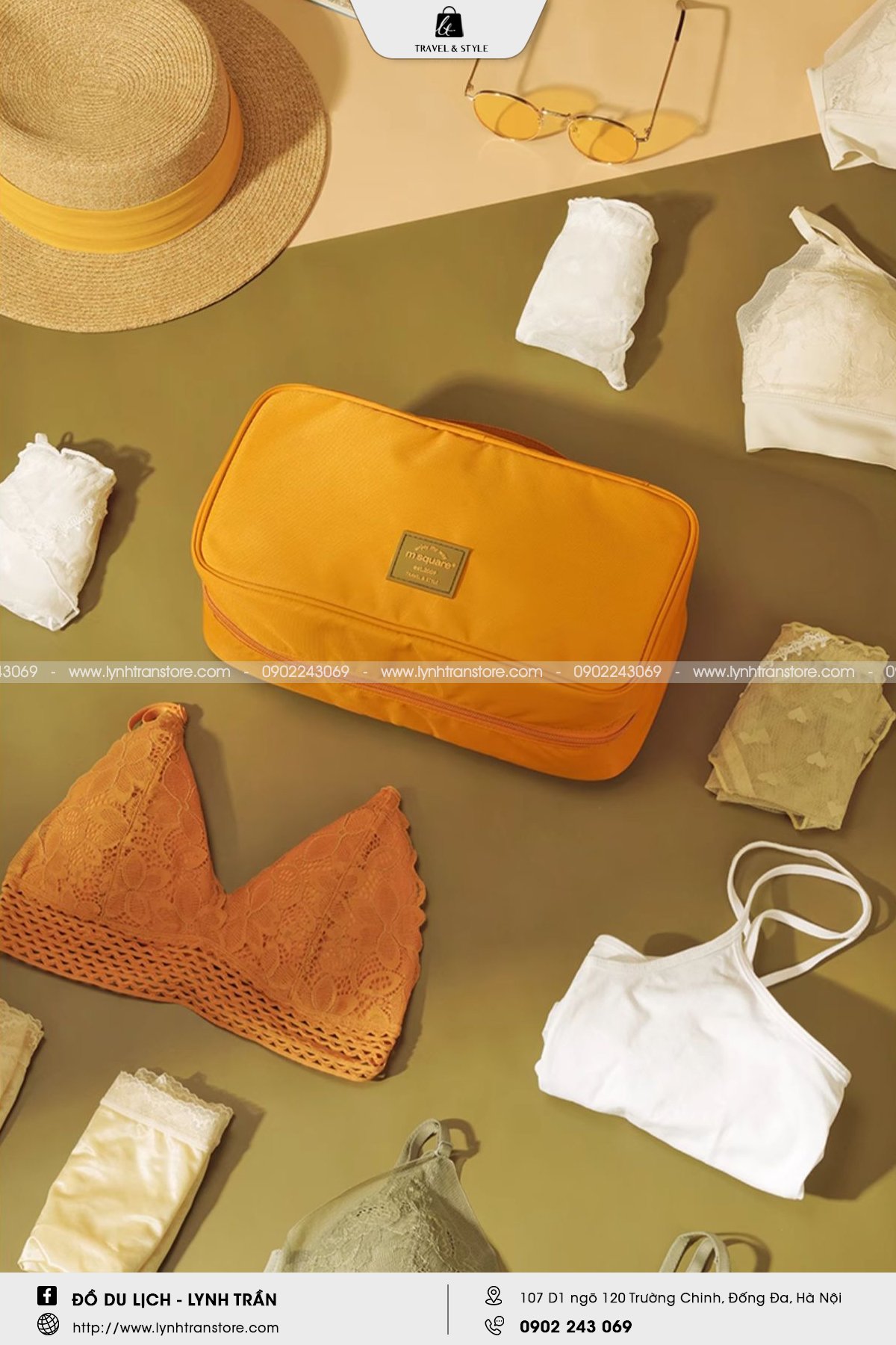 Túi đựng đồ lót cá nhân Msquare®