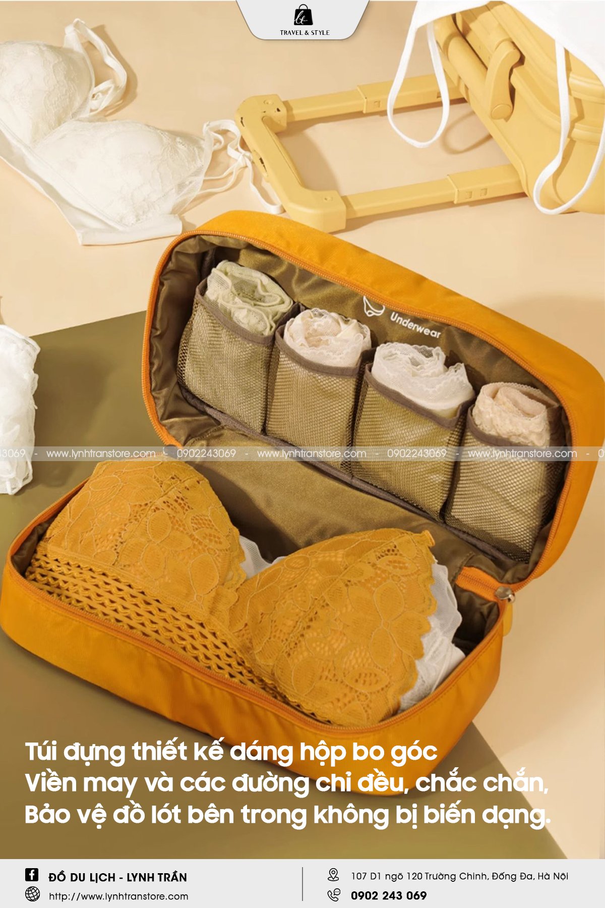 Túi đựng đồ lót cá nhân Msquare®