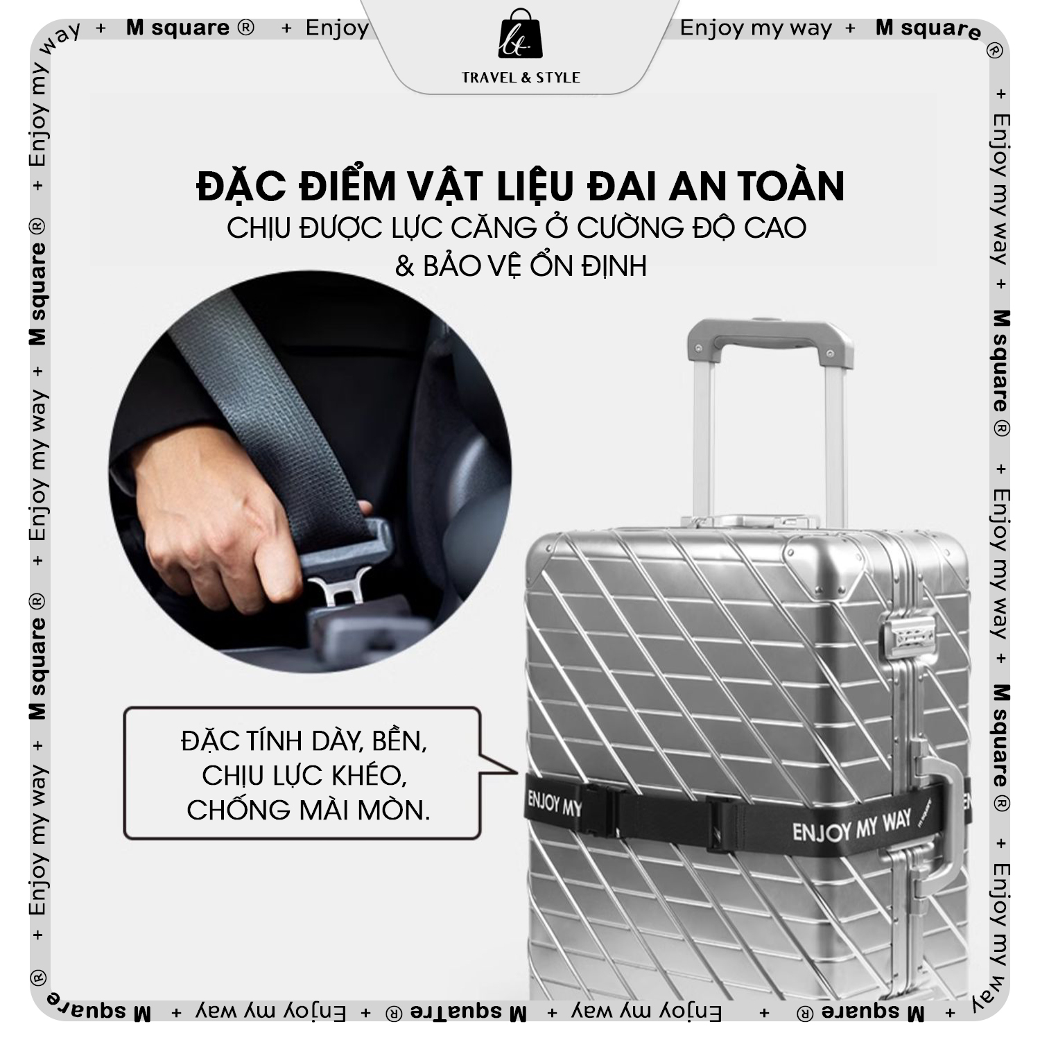 Dây đai vali Msquare®