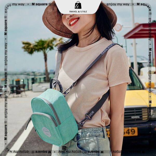 Balo mini du lịch đa năng tiện ích vải poly chống thấm nước cao cấp Msquare®