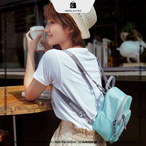 Balo mini du lịch đa năng tiện ích vải poly chống thấm nước cao cấp Msquare®