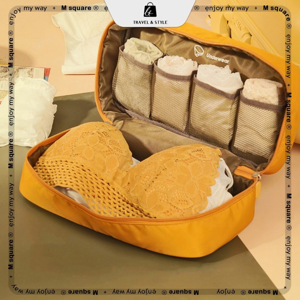 Chia sẻ: 0 Túi đựng đồ lót du lịch Block Colour 2023 Msquare®️