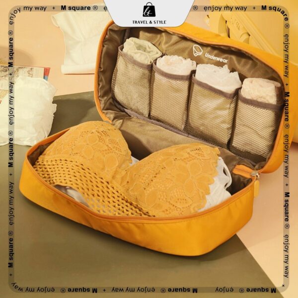 Chia sẻ: 0 Túi đựng đồ lót du lịch Block Colour 2023 Msquare®️