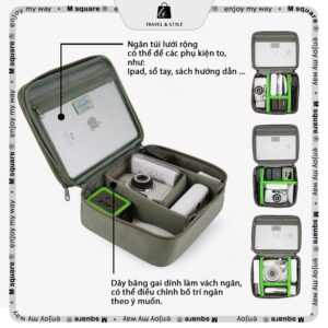 Túi đựng phụ kiện điện tử Msquare®️