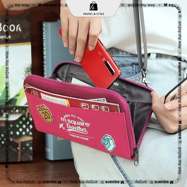 Túi hộ chiếu đa năng đeo chéo Msquare®️
