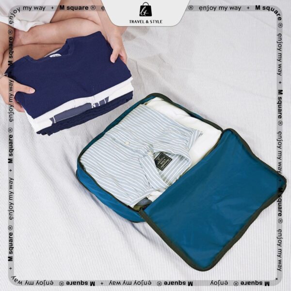 Túi đựng phân đồ quần áo 2 tầng vải poly chống thấm nước cao cấp đa năng Msquare®