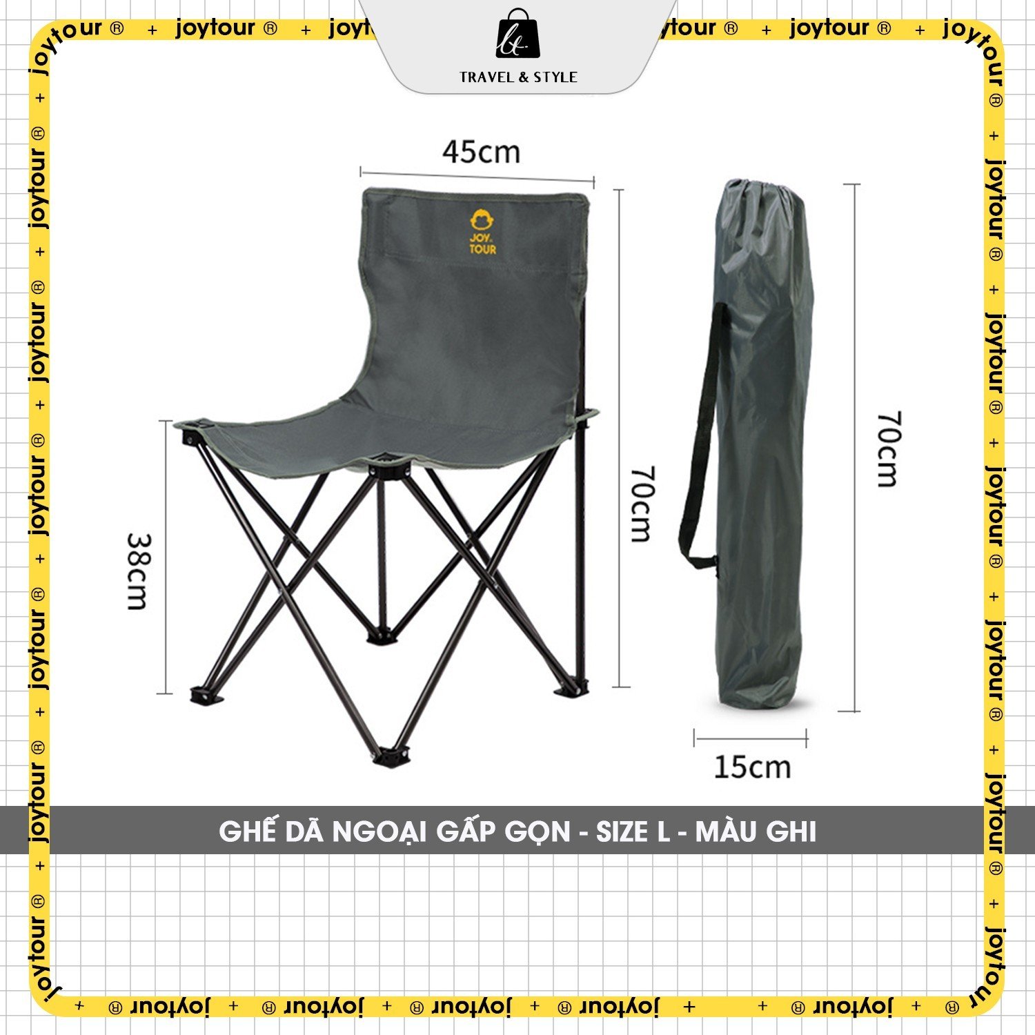 Ghế gấp gọn dã ngoại Joytour