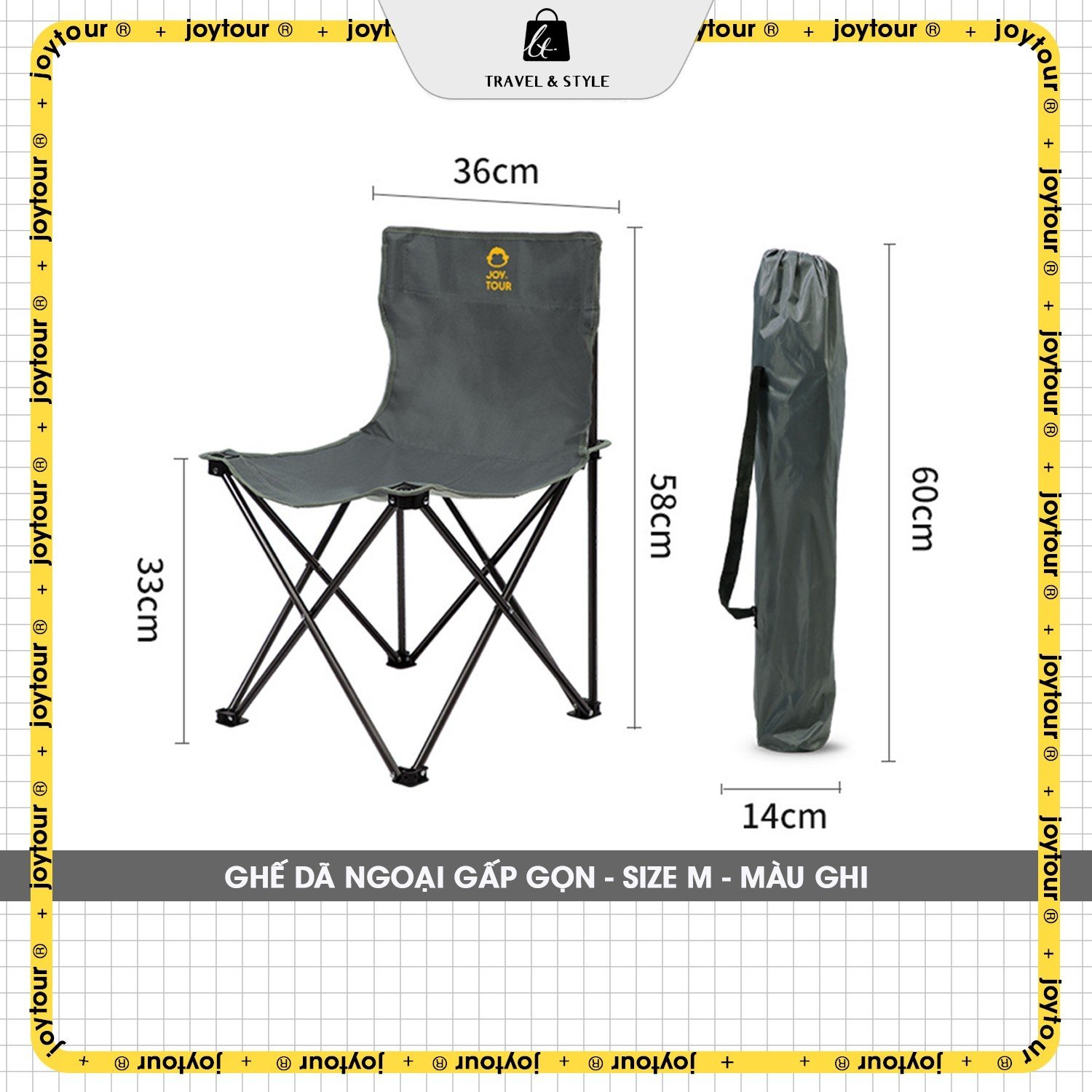 Ghế gấp gọn dã ngoại Joytour
