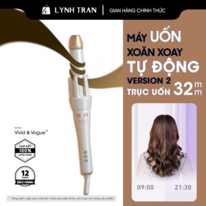 Máy uốn xoăn xoay tự động 32mm Version 2 Vivid&Vogue