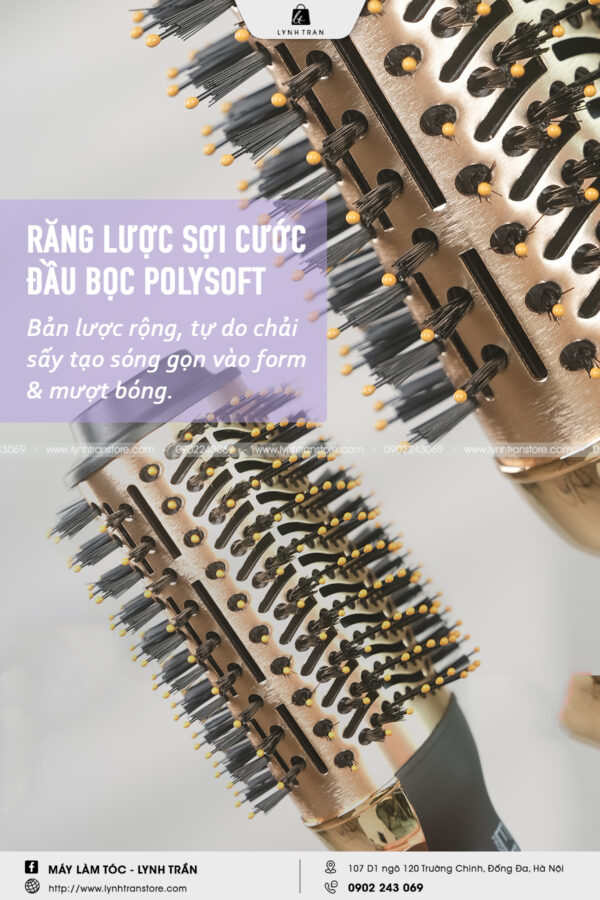Hình ảnh răng lược sợi cước cùng đầu bọc Polysoft