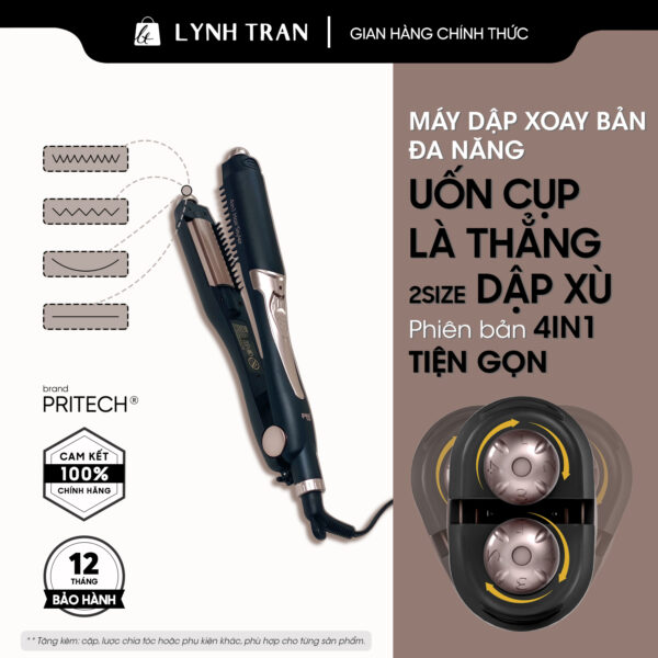 Máy dập xoay đa năng 3 trong 1 Pritech®