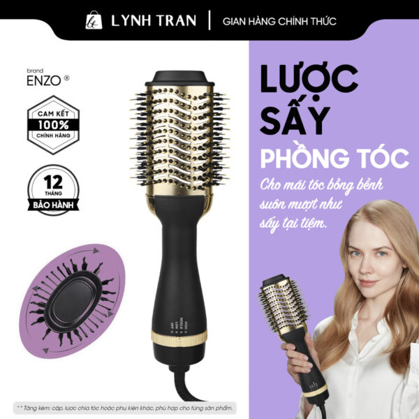 Lược sấy phồng tóc Enzo