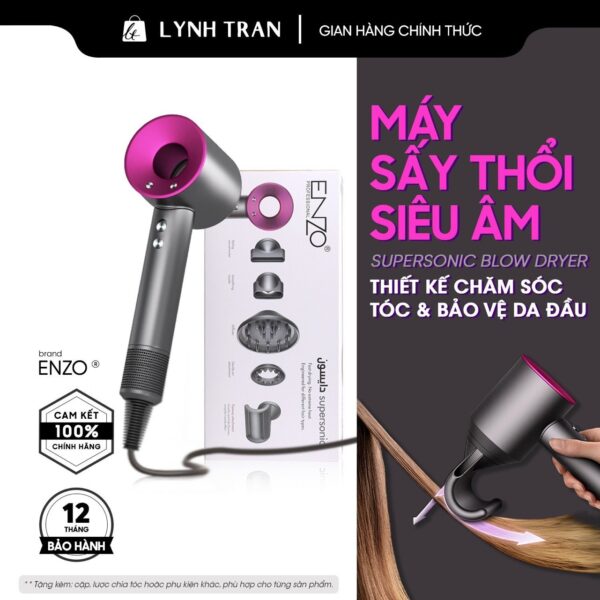 Máy Sấy Thổi Siêu Âm Supersonic Blow Dryer Enzo®