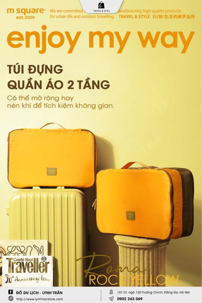Túi đựng phân đồ 2 tầng Msquare®