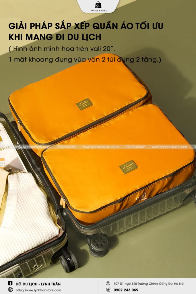 Túi đựng phân đồ 2 tầng Msquare®
