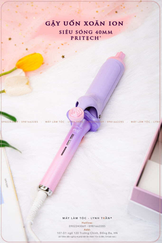 Máy uốn xoăn siêu sóng 40mm Pritech