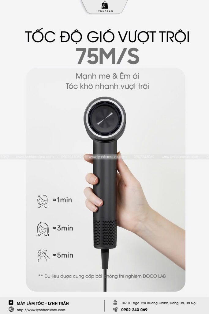Máy sấy tốc độ cao Doco