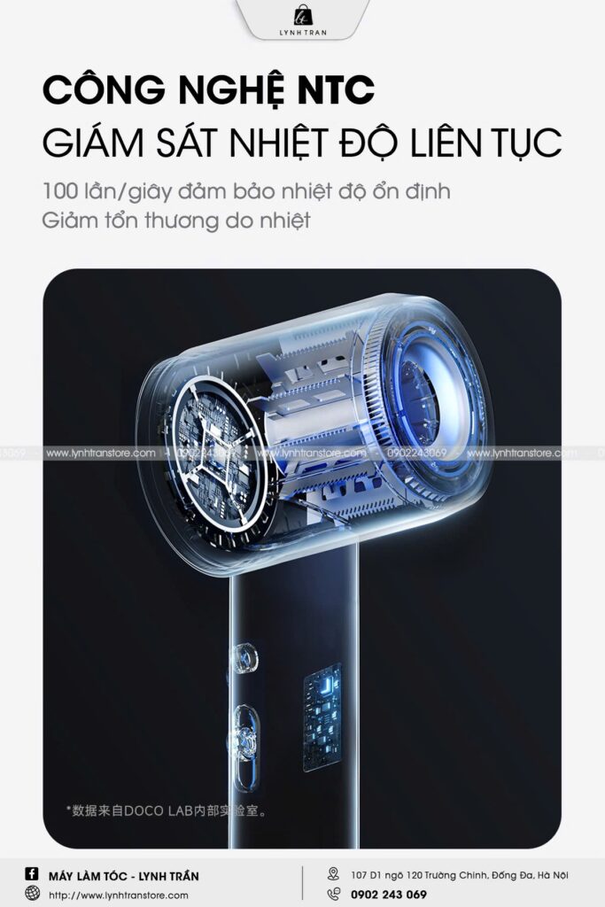 Máy sấy tốc độ cao Doco