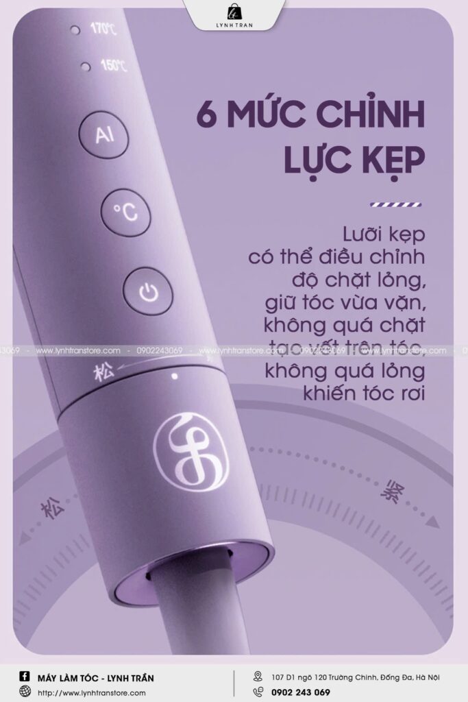 Máy uốn xoăn công nghệ A.I Livchic