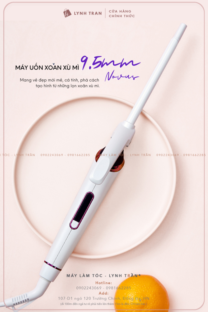 Máy uốn xoăn trục siêu dài Novus