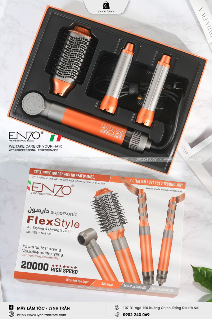 Bộ sấy tóc tạo kiểu đa năng FlexStyle Enzo®