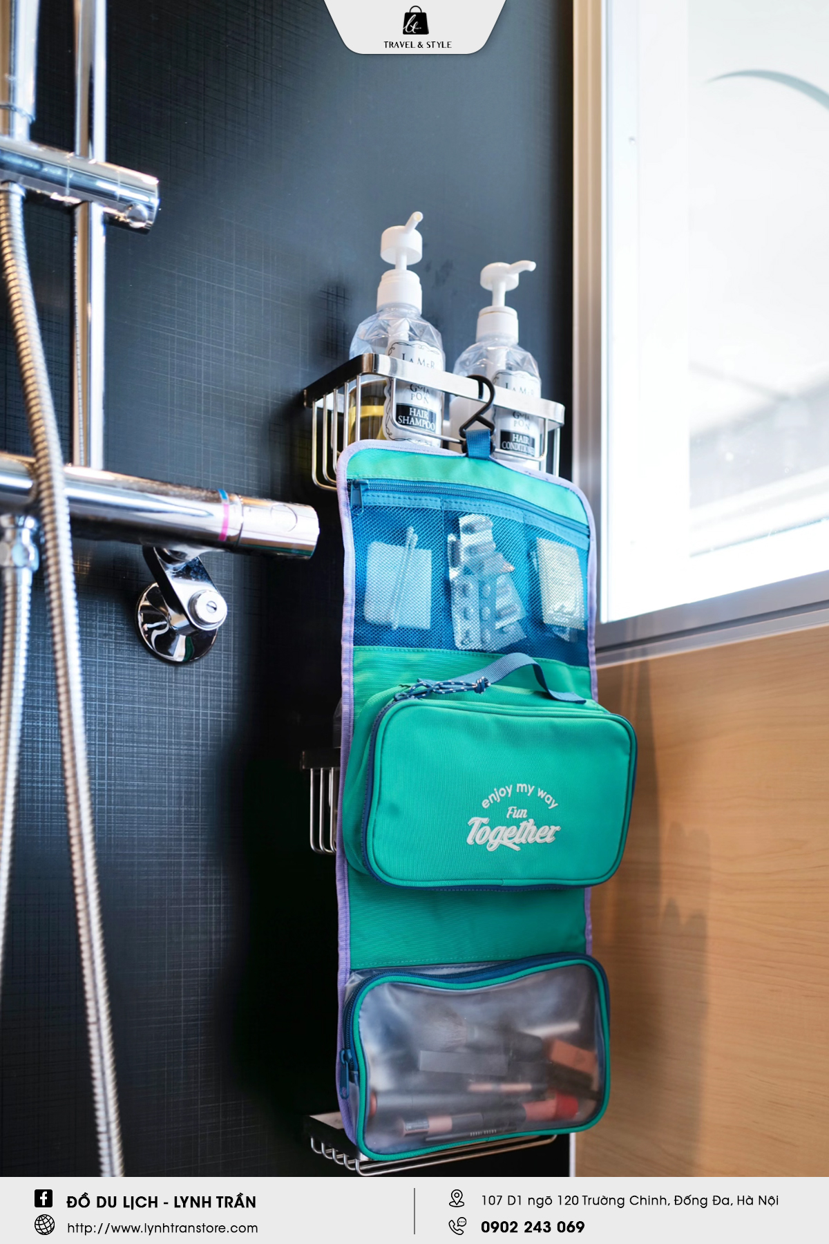 Túi đựng đồ cá nhân có móc treo Dopamine Colour Msquare®