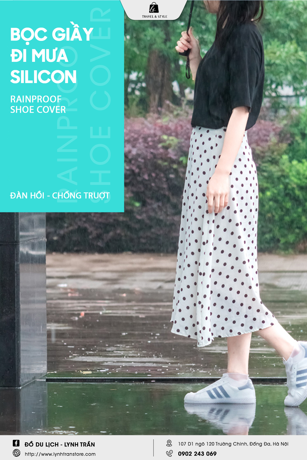 Bao Bọc Giày Đi Mưa Silicon Bananatrip®