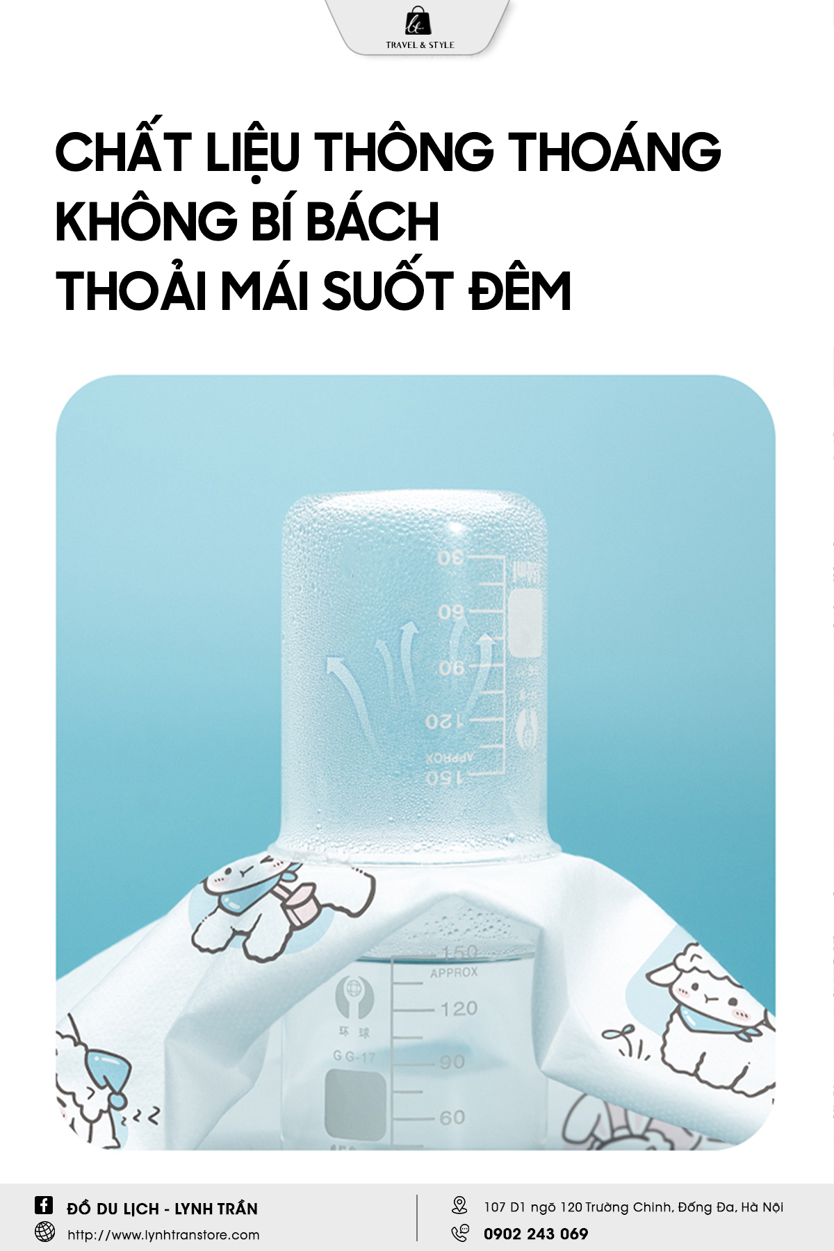 Bộ vỏ chăn ga gối đôi dùng 1 lần BananaTrip®