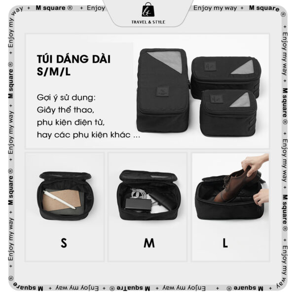 Bộ 6 túi nén du lịch Msquare®