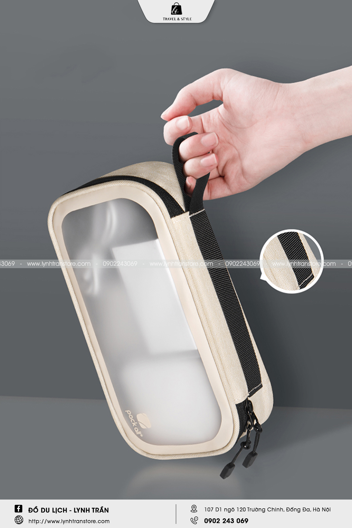 Túi đựng phụ kiện điện tử Packall