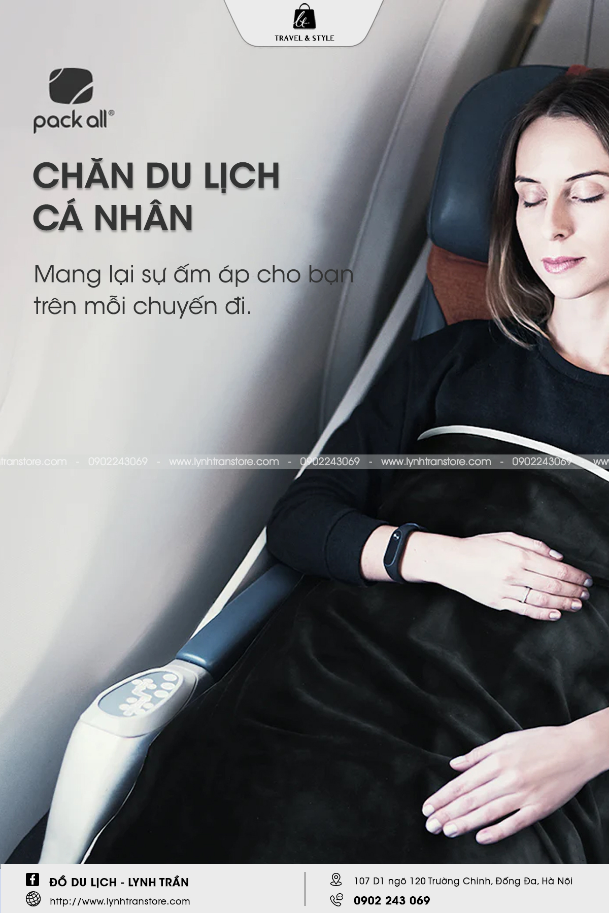 Chăn gấp gọn Packall®️