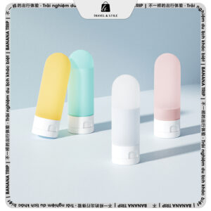 Bộ 4 Chai Chiết Silicon Du Lịch BananaTrip®