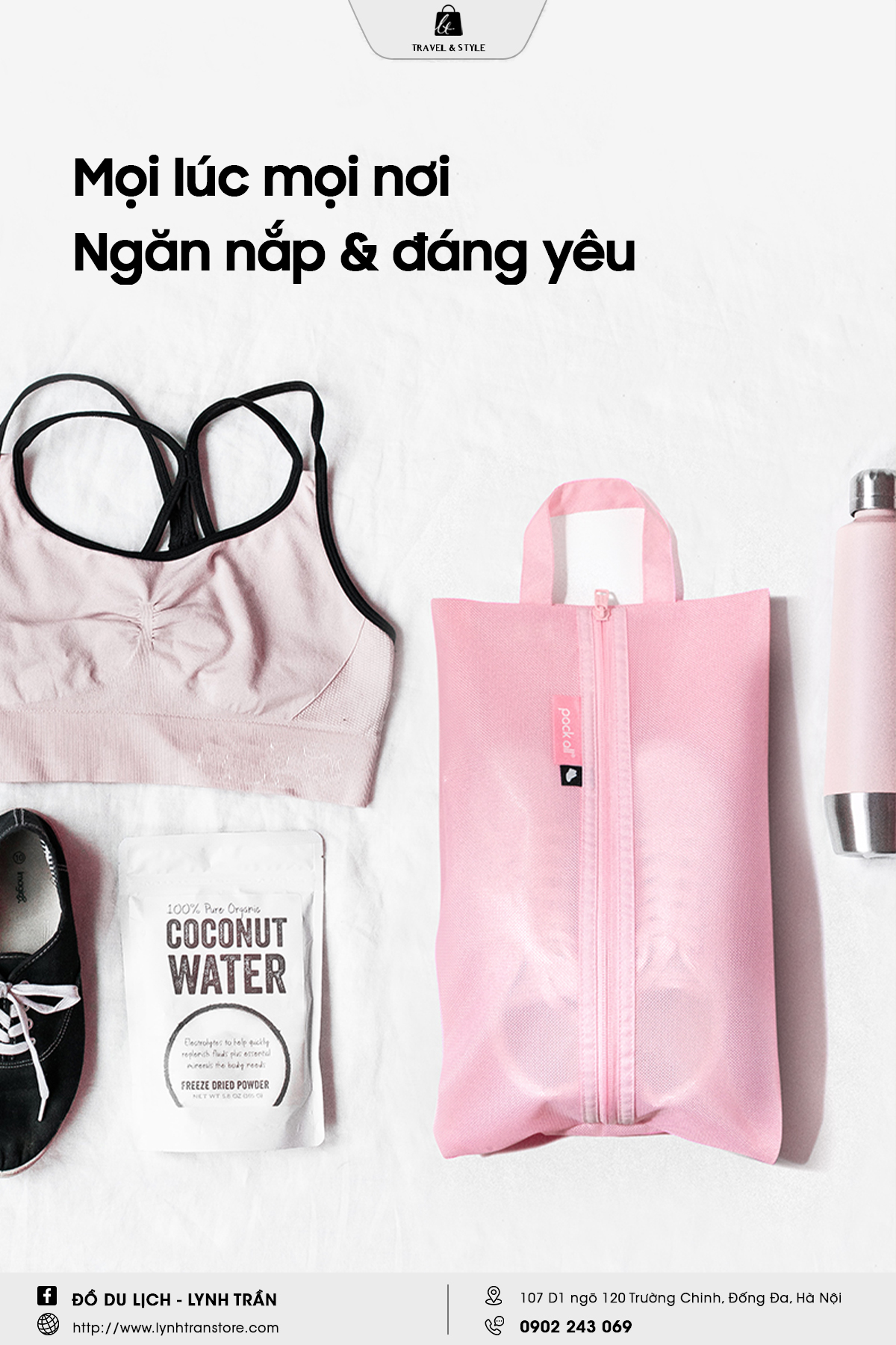 Túi đựng giầy chống nước Packall
