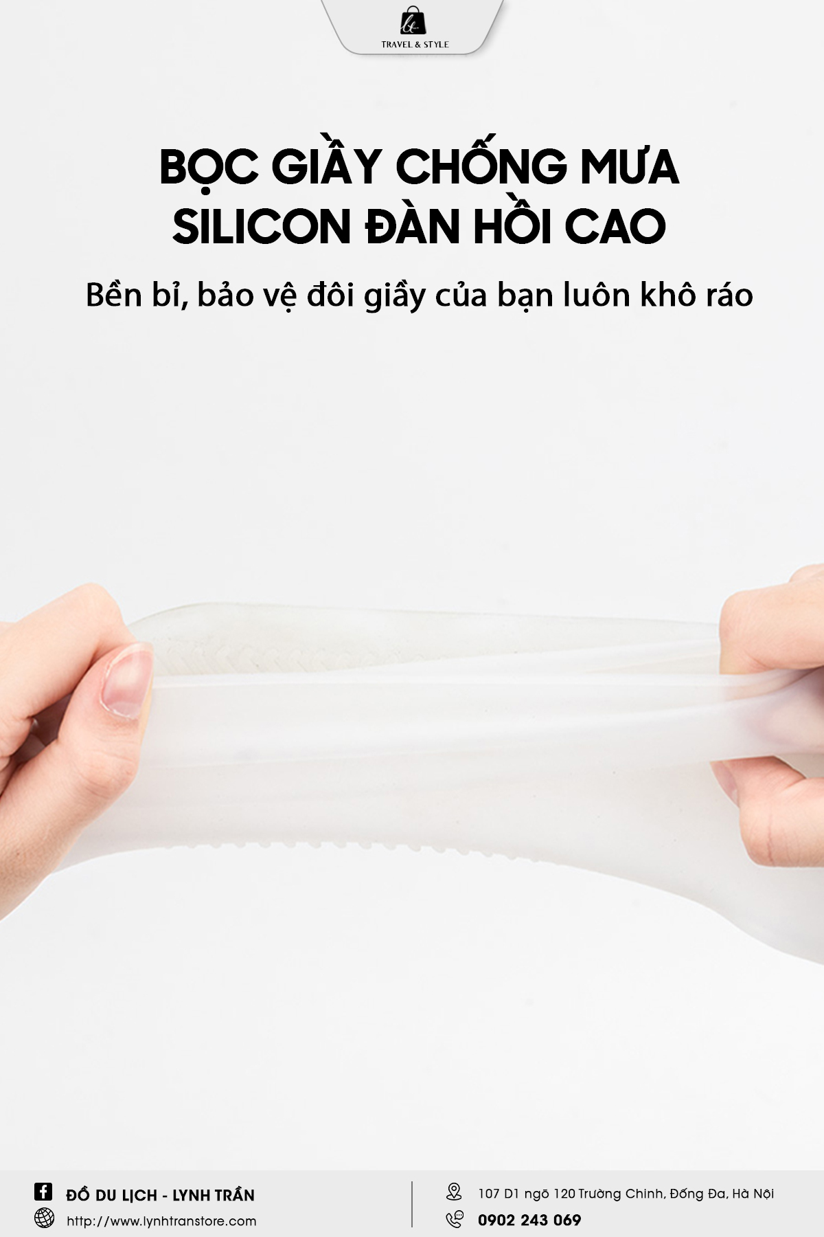 Bao Bọc Giày Đi Mưa Silicon Bananatrip®