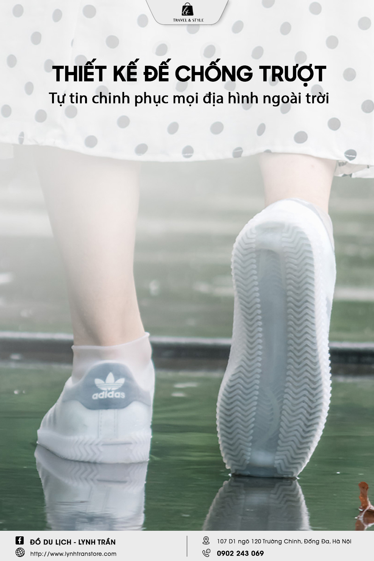 Bao Bọc Giày Đi Mưa Silicon Bananatrip®