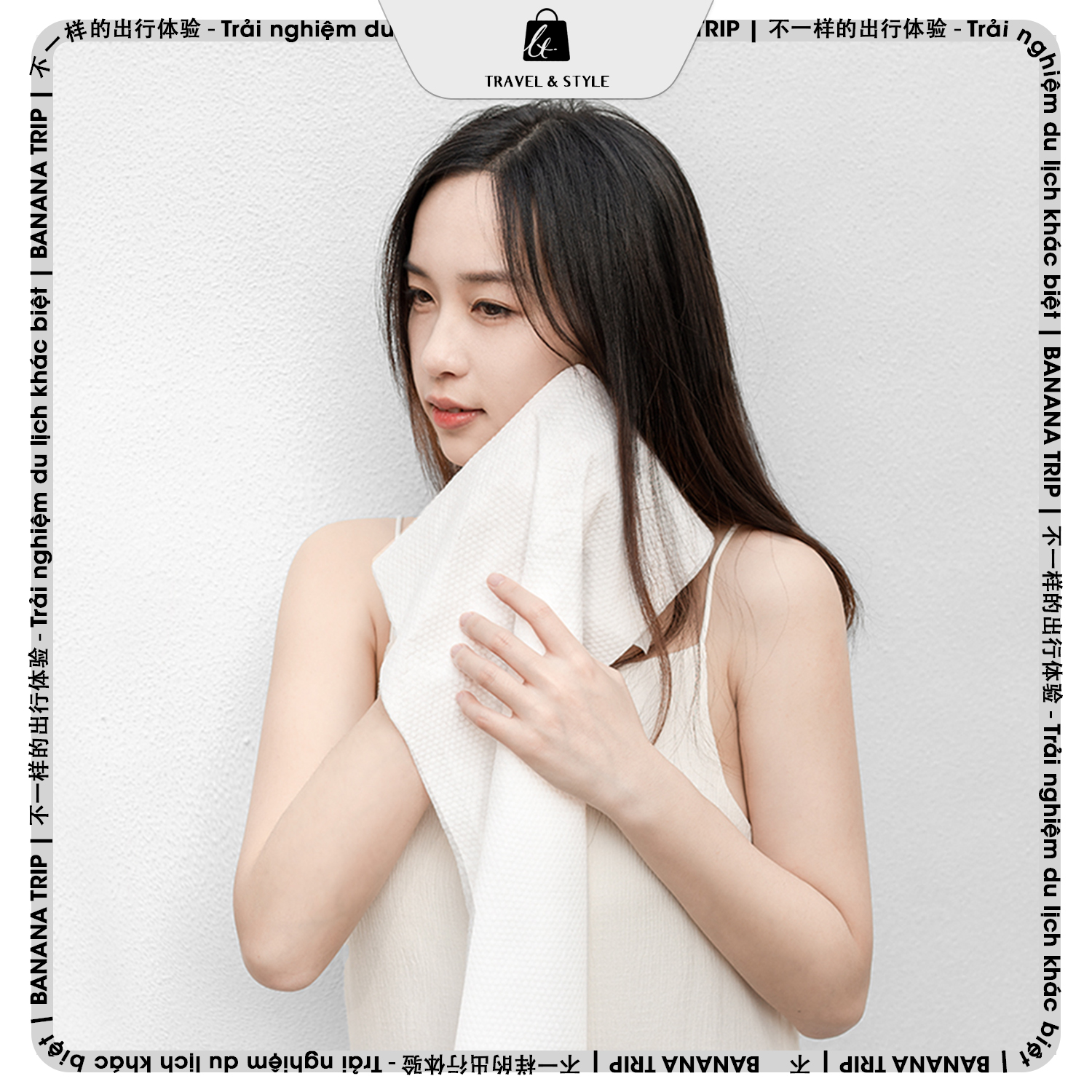 Set 2 khăn mặt dùng 1 lần Bananatrip®