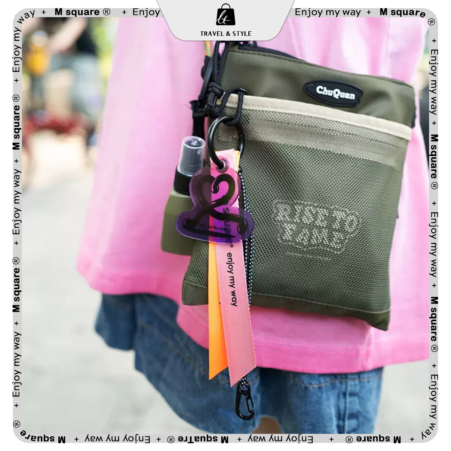 Dây móc Acrylic Msquare